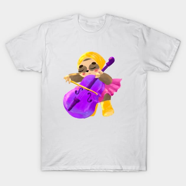 Jilooo the Cello Girl by jilooo T-Shirt by byjilooo